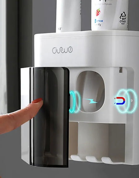 Toothpaste Toothpaste Dispenser Magnetic Toothbrush Holder Toothpaste Bathroom Accessories