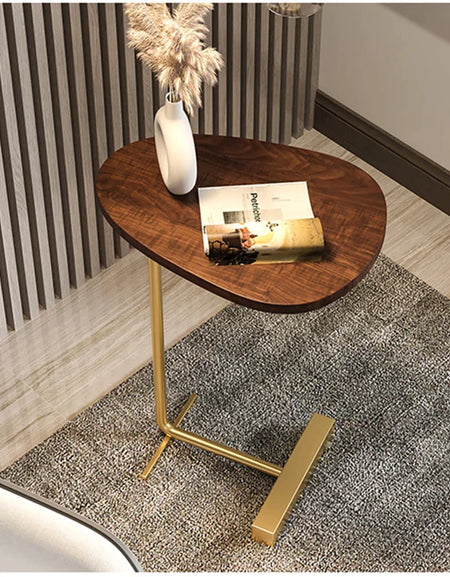 Side table living room furniture Light luxury table simple wooden tables small apartment coffee desk