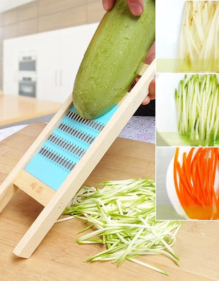 Wooden Vegetable Grater Potato Slicer Household Vegetable Fruit carrot Chipper Kitchen Shredder Peeler