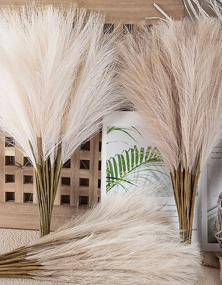 Pampas Grass Decor Flower Plant Reed Simulated Wedding Party Christmas Home Decor Artificial Flower