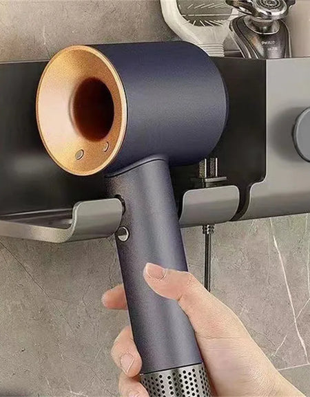 Hair Dryer Holder Home Bathroom Wall Stand Hair Dryer/Toothbrush/Comb/Toothpaste