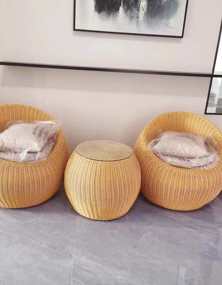 Outdoor Garden Leisure Rattan Sofa Table Chair Table Sofa Chair Combination Outdoor Furniture