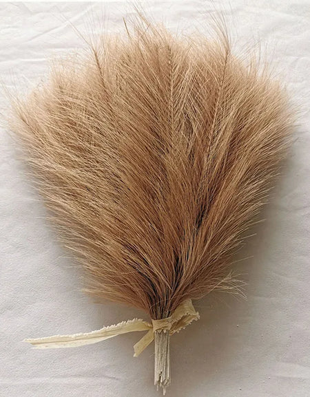 Artificial Fluffy Pampas Grass Bouquet Wedding Party Decoration Flowers Room Home Decor Flower